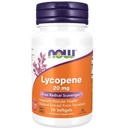 Now Foods Lykopen 20 mg 50 kapsúl