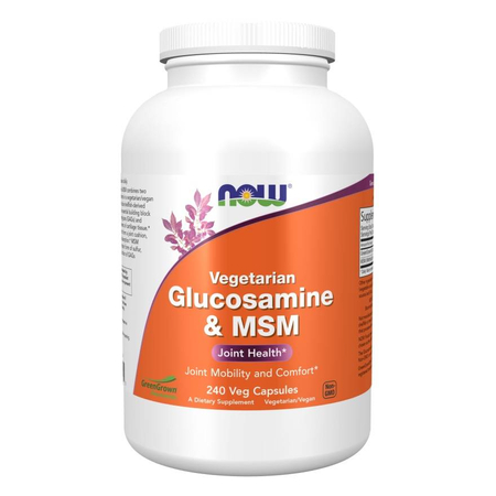 Now Foods Glucosamine a MSM (Vegetarian) 240 kapsúl