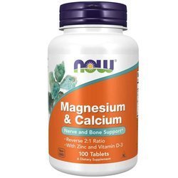 Now Foods Magnézium a Vápník 100 tabliet