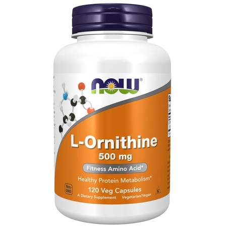Now Foods L-Ornithine 500 mg 120 veg kapsúl