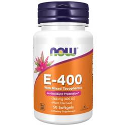 Now Foods Vitamin E-400 50 kapsúl