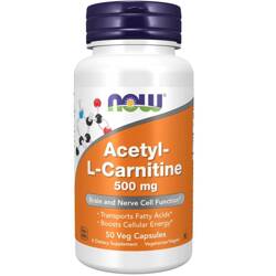 Now Foods Acetyl-L-Karnitin (ALC) 500 mg 50 veg kapsúl