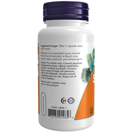 Now Foods Selenium 200 mcg 90 kapsúl
