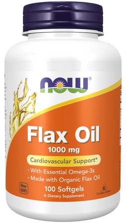 Now Foods Flax Oil 1000 mg 100 kapsúl