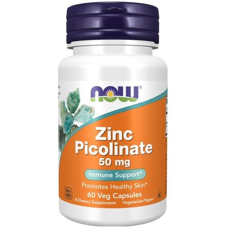 Now Foods Zinc Picolinate 50 mg 60 kapsúl