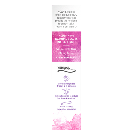 Now Foods Collagen Jelly Beauty Complex Sweet Plum 10 Jelly Sticks