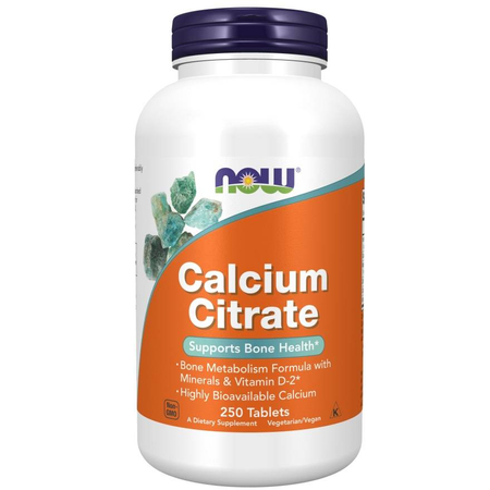 Now Foods Calcium Citrate 250 tabliet