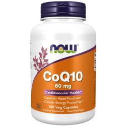 Now Foods Koenzym Q10 60 mg 180 kapsúl