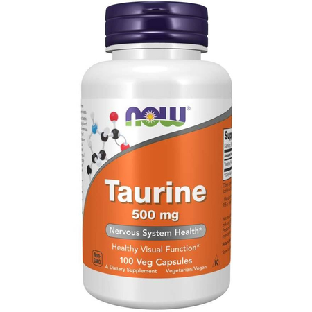Now Foods Taurine 500 mg 100 kapsúl