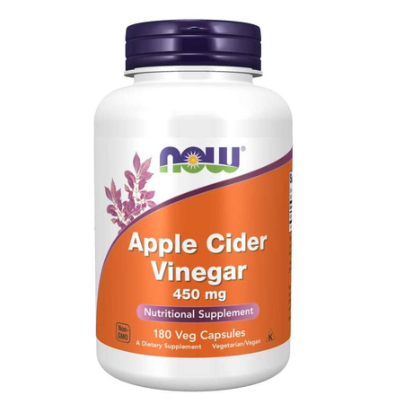 Now Foods  Apple Cider Vinegar 450 mg 180 kapsúl