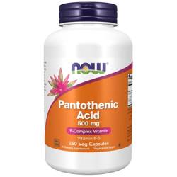 Now Foods Pantothenic Acid 500 mg 250 kapsúl