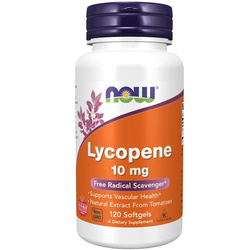 Now Foods Lykopen 10 mg 120 kapsúl