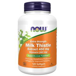 Now Foods Milk Thistle Extract, Extra Strength 450 mg 120 kapsúl