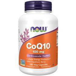 Now Foods Koenzym Q10 100 mg Hloh 180 kapsúl