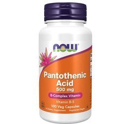 Now Foods Pantothenic Acid 500 mg 100 kapsúl