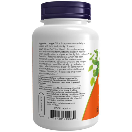Now Foods Water Out 100 kapsúl