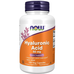 Now Foods Hyaluronic Acid 50 mg 120 kapsúl