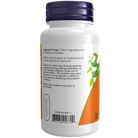 Now Foods Valerian Root 500 mg 250 kapsúl