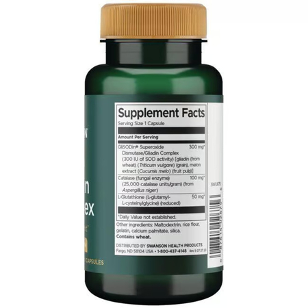 Swanson SOD Gliadin Complex 60 kapsúl