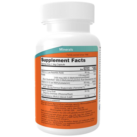 Now Foods Iron Complex Caps 100 kapsúl