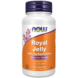 Now Foods Materská Kašička (Royal Jelly) 1500 mg 60 kapsúl