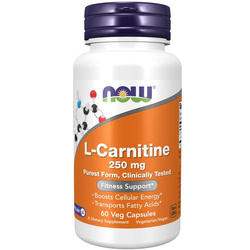 Now Foods L-Carnitine 250 mg 60 veg kapsúl