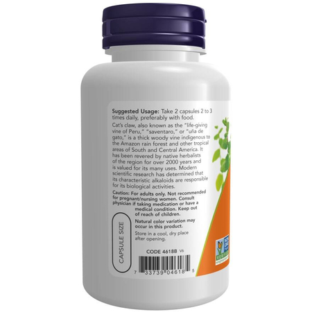 Now Foods Cat's Claw 500 mg 250 kapsúl